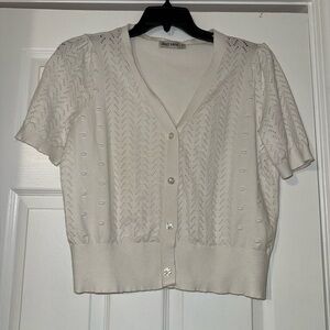 Grace Karin Women's white sweater